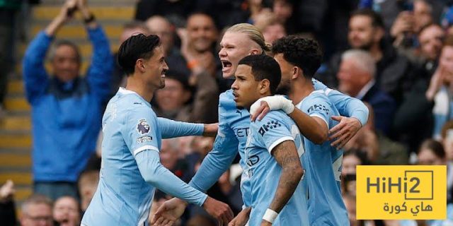 ترتيب الدوري الانجليزي بعد فوز مانشستر سيتي على ايفرتون