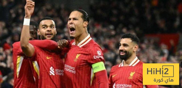 الأفضل من ليفربول في الشوط الأول أمام مانشستر يونايتد