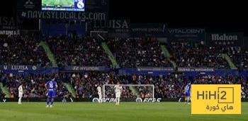 رقم سلبي لخيتافي أمام ريال مدريد