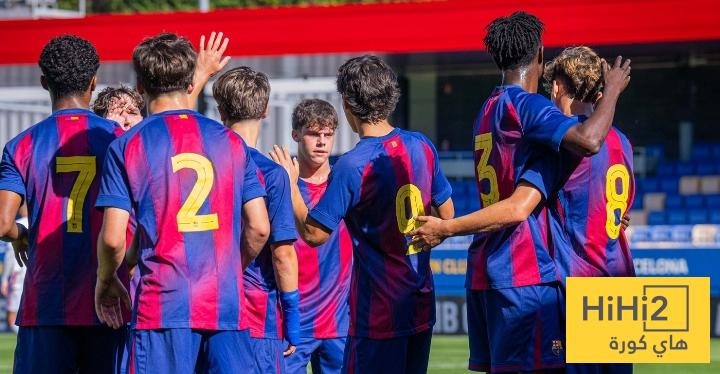 برشلونة بالعلامة الكاملة في دوري أبطال أوروبا للشباب