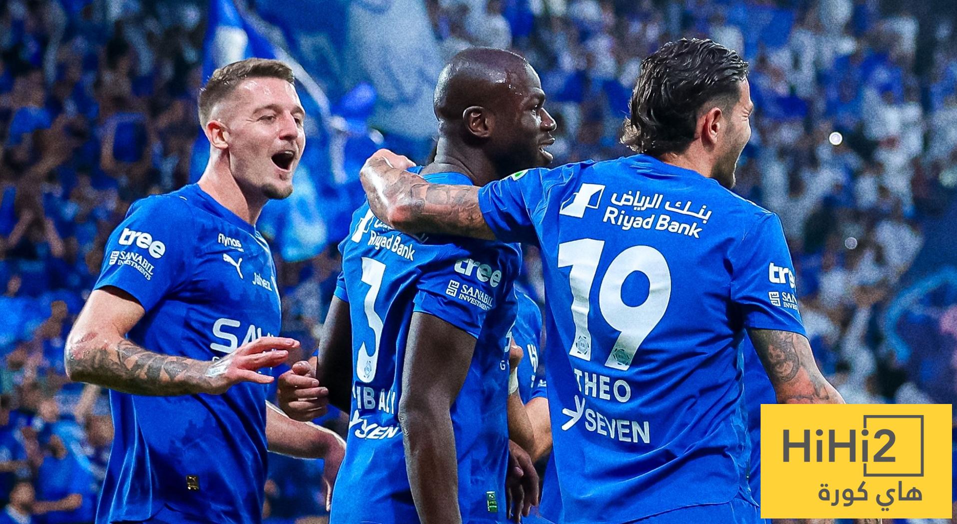 القيمة السوقية للاعبي الهلال قبل مواجهة الاتحاد