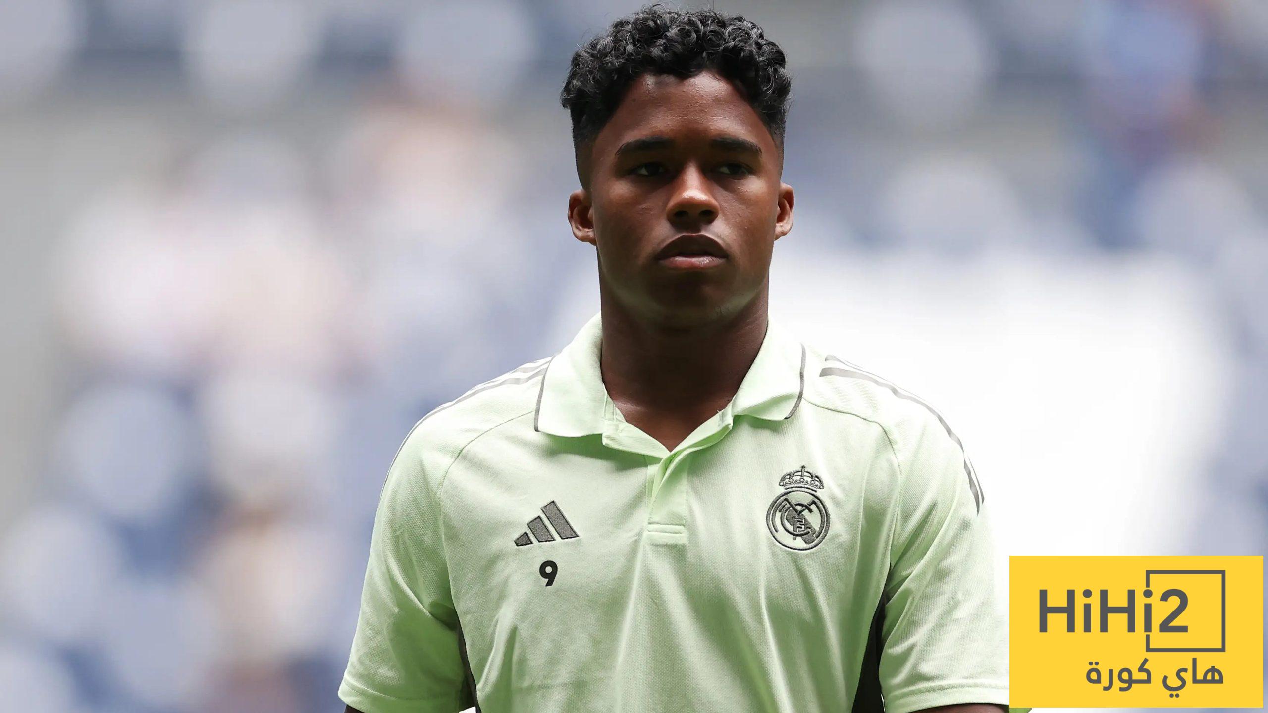 نصيحة إلى إندريك بشأن مستقبله مع ريال مدريد