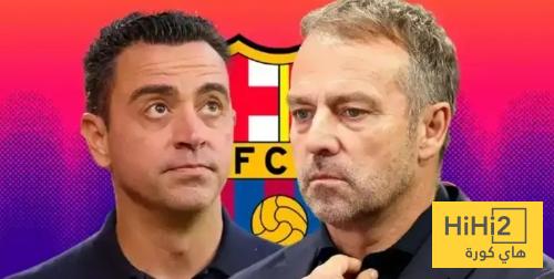 برشلونه فليك في طريقه لبرشلونه تشافي