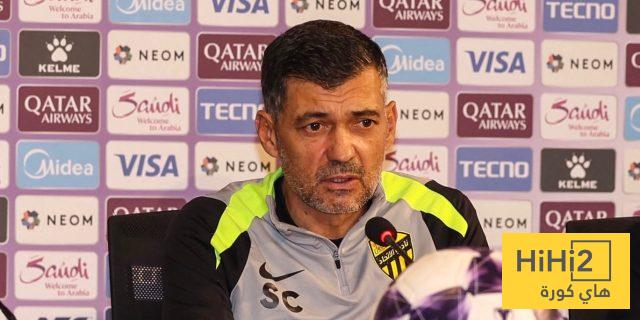 كونسيساو: مباراة الشارقة مهمة.. وأتحمل مسؤولية كل قراراتي مع الاتحاد