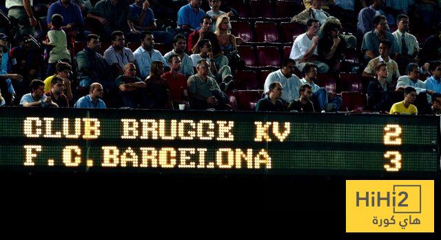أرقام برشلونة أمام الأندية البلجيكية خارج الديار
