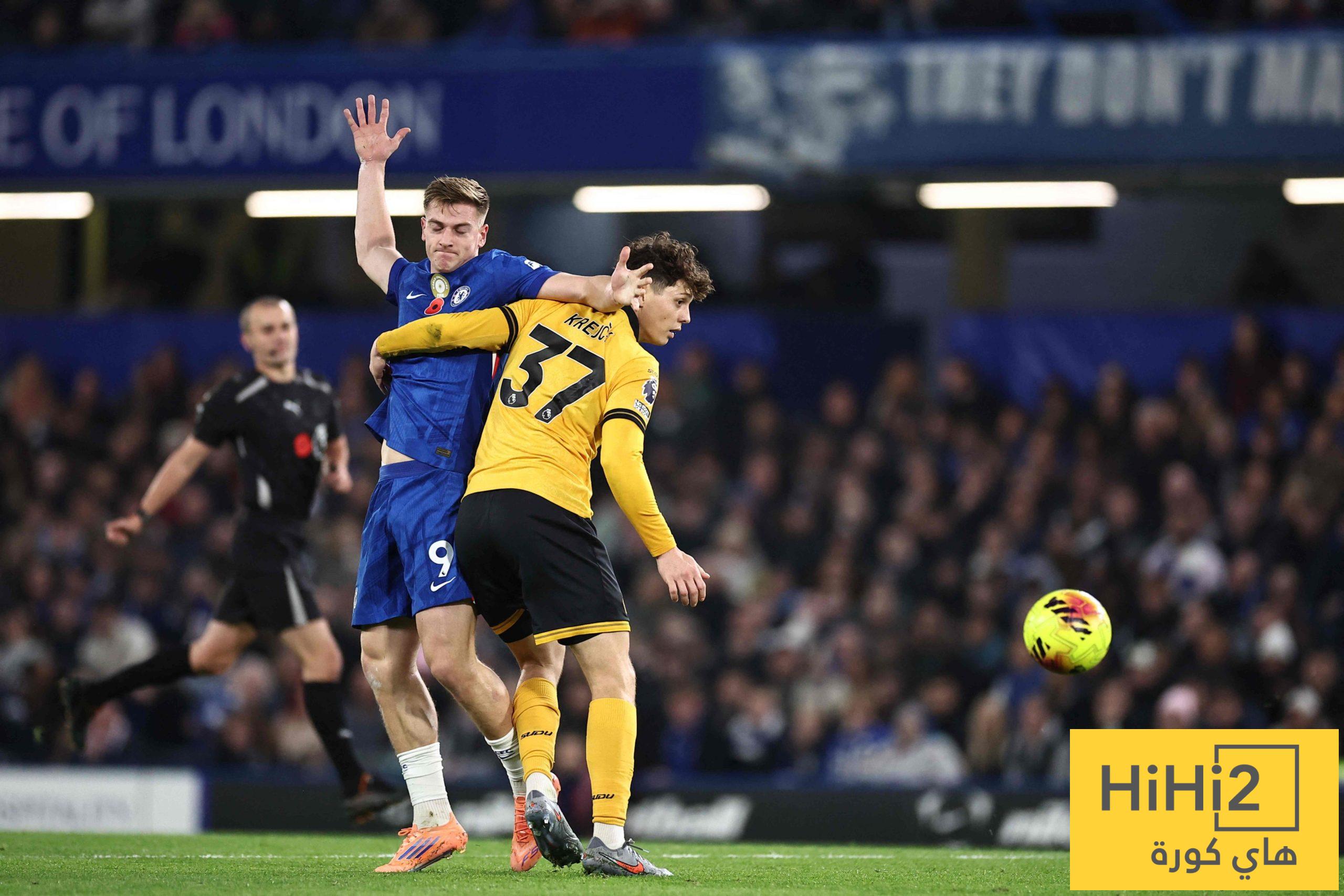 تقييم لاعبو تشيلسي ضد وولفرهامبتون في الشوط الاول