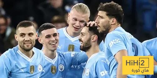 تشكيلة مانشستر سيتي الرسمية ضد ليفربول في الدوري الانجليزي