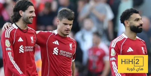 الرسم التكتيكي لتشكيلة ليفربول ضد مانشستر سيتي