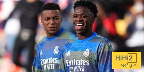 مبابي وفينيسيوس يغيبان عن الريال للمباراة الثانية على التوالي ..!