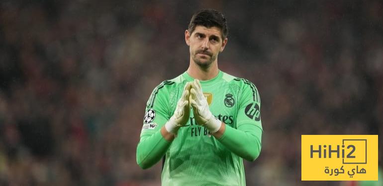 أرقام كورتوا مع ريال مدريد في الليغا هذا الموسم