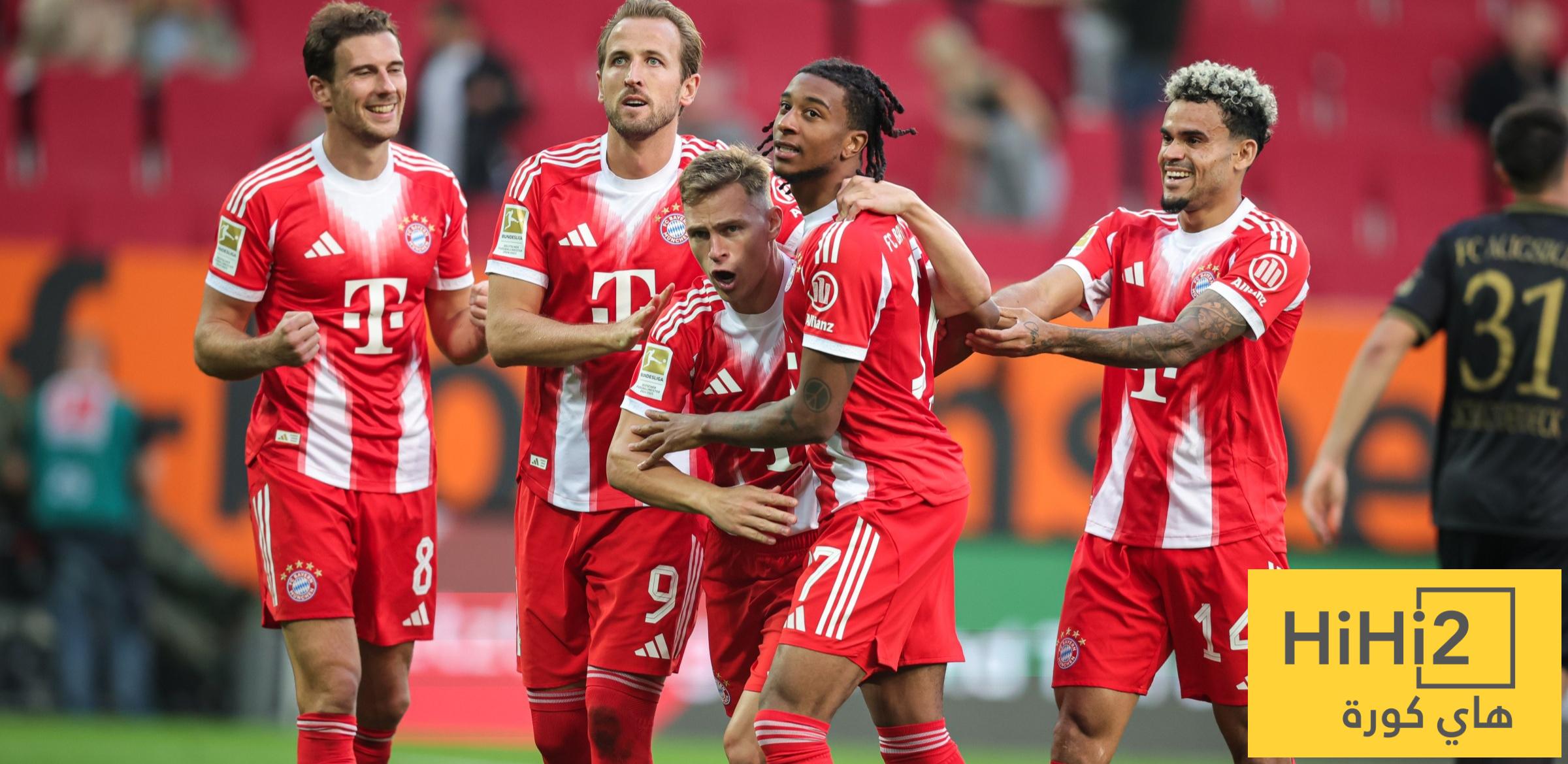 مباريات بايرن ميونيخ المتبقية في 2025