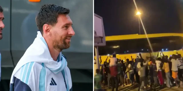 استقبال تاريخي لميسي في أنجولا
