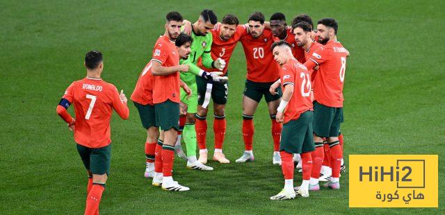 جدول ترتيب مجموعة البرتغال في تصفيات المونديال