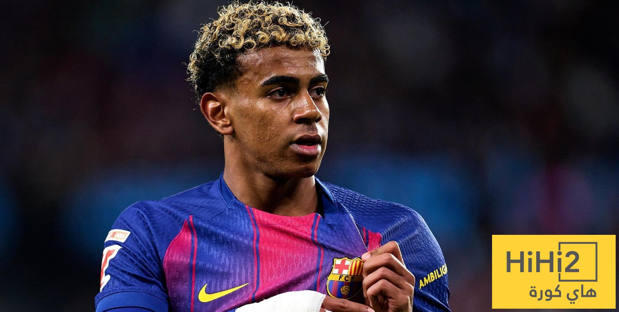 موقف لامين يامال من المشاركة أمام أتلتيك بيلباو