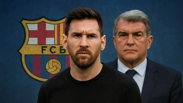 ماذا قال لابورتا بشأن تمثال ميسي وتكريمه ؟