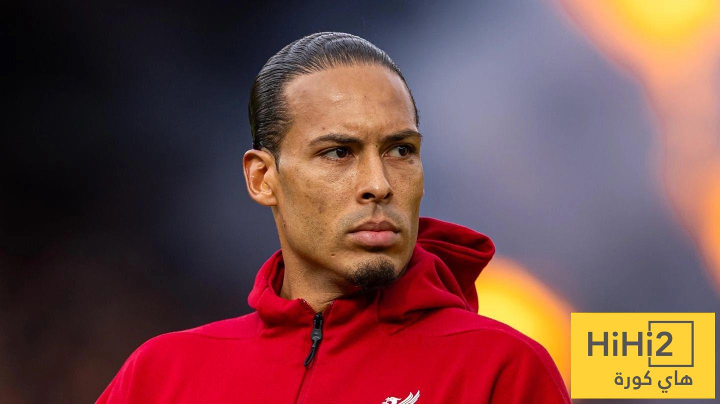 صورة: فان دايك يتصدر قائمة مميزة في الدوري الإنجليزي