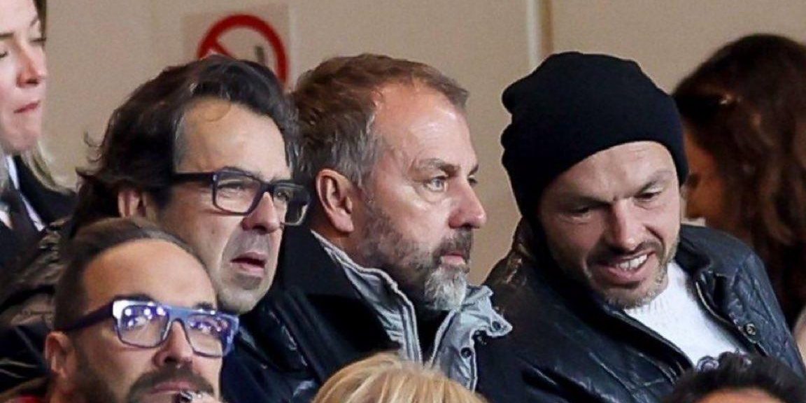 فليك يحضر مباراة فلسطين وكتالونيا الودية