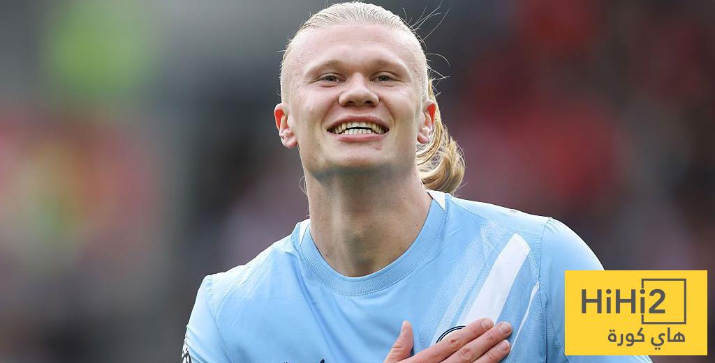 أرقام هالاند مع السيتي في البريميرليغ هذا الموسم