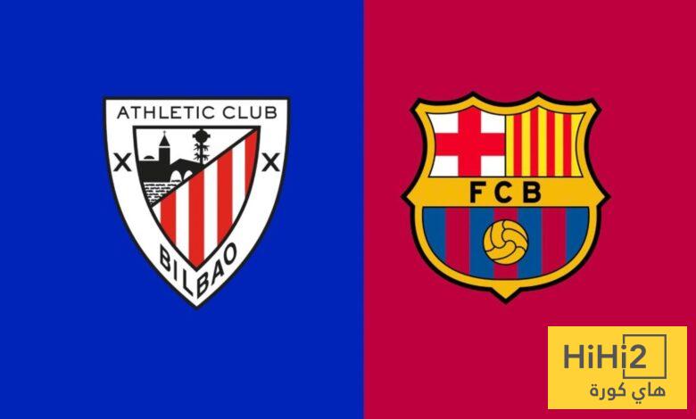 تفوق كبير لبرشلونة على ملعبه أمام بلباو