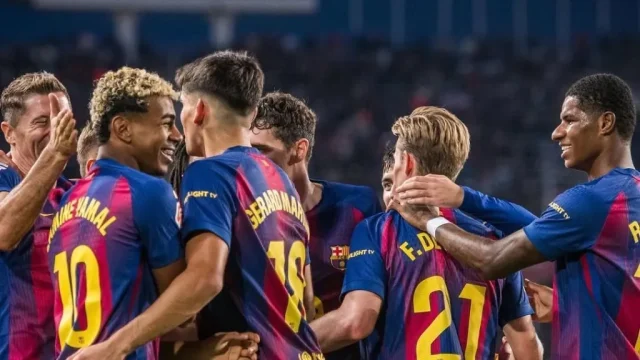 نجم برشلونة يظهر أفضل نسخة لديه ضد بلباو