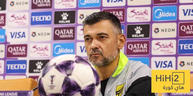 أول تعليق من كونسيساو بعد خسارة الاتحاد الثقيلة أمام الدحيل القطري