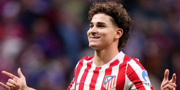 رسالة حاسمة من رئيس اتلتيكو مدريد بشأن مستقبل ألفاريز