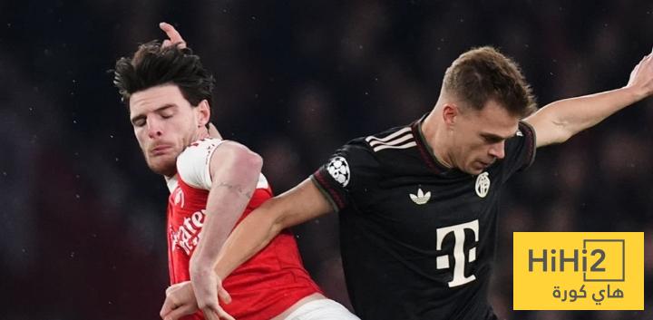 إحصائيات نصف ساعة بين أرسنال و بايرن ميونخ