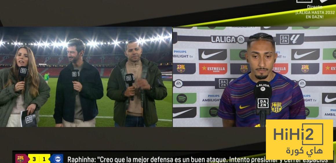 أول تعليق من رافينيا بعد الفوز على ألافيس