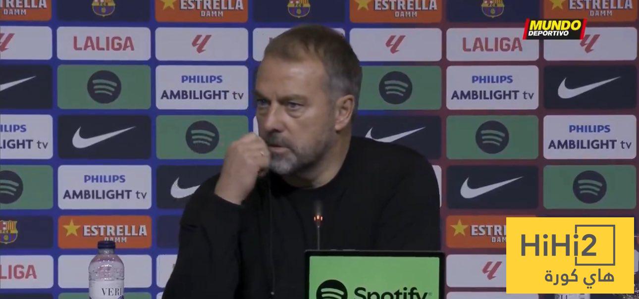 فليك يكشف سبب استبدال إيريك غارسيا أمام ألافيس