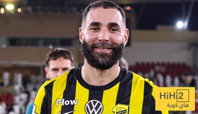 كم هاتريك سجله بنزيما مع الاتحاد ؟