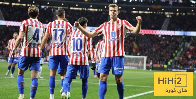 أتلتيكو مدريد يشهد موسم غير مسبوق من حيث التماسك
