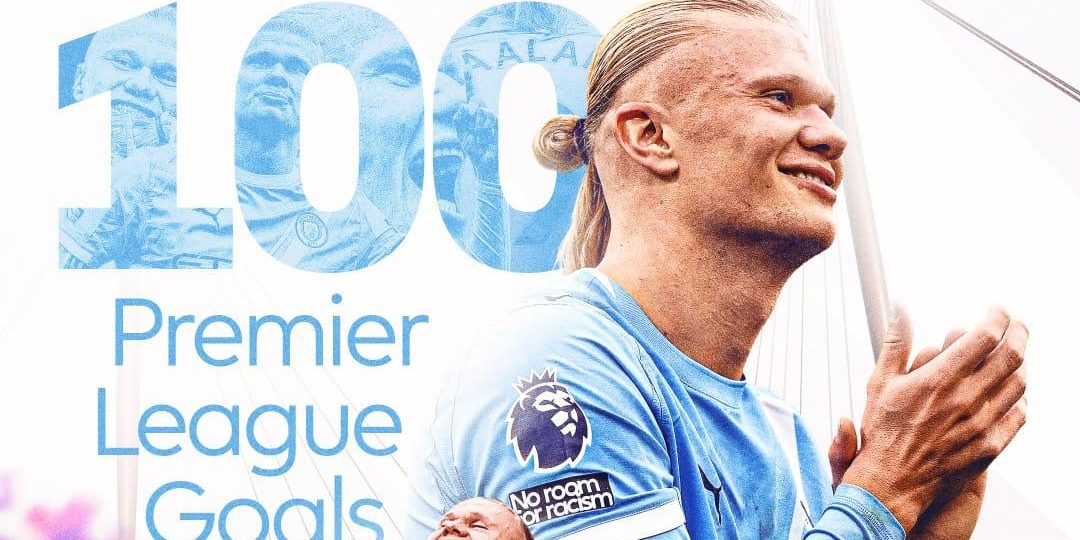 هالاند أسرع لاعب في التاريخ يصل للهدف 100 بالبريميرليج