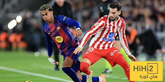 احصائيات الشوط الاول من مباراة برشلونة واتلتيكو