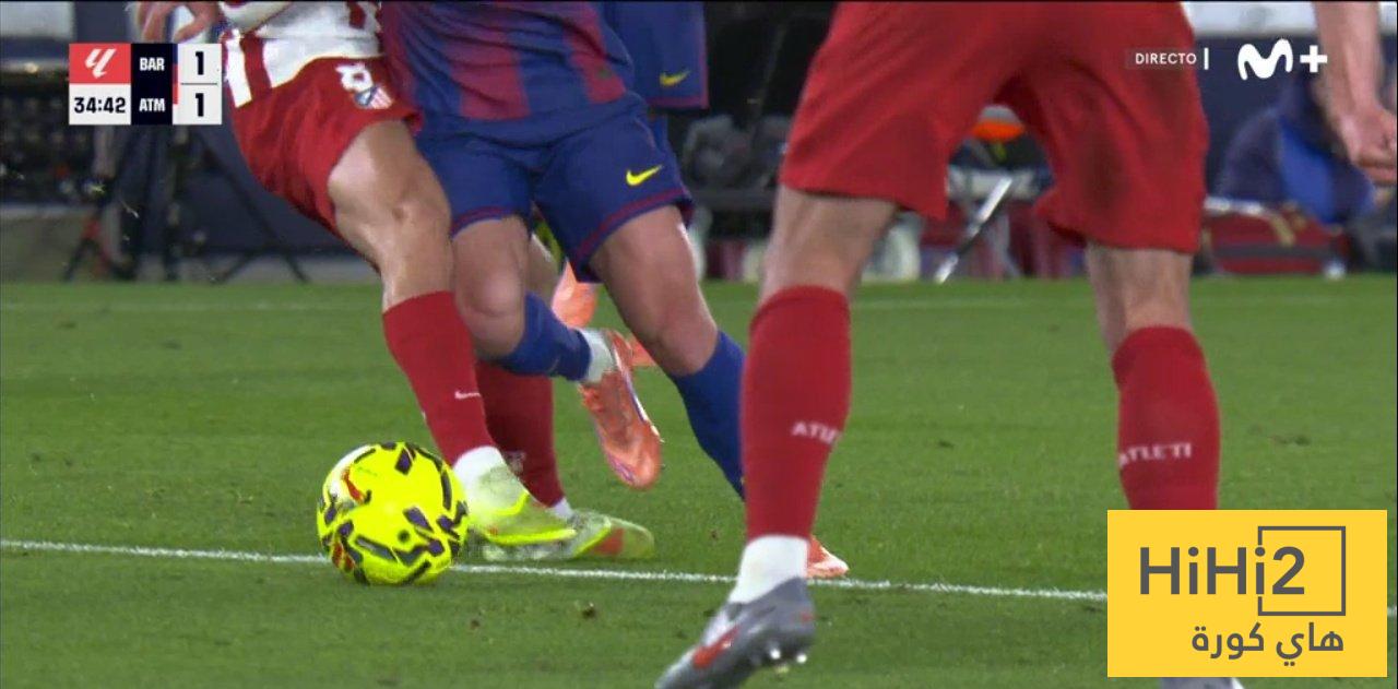 هل ظلم الحكم أتلتيكو مدريد في ركلة جزاء برشلونة ؟