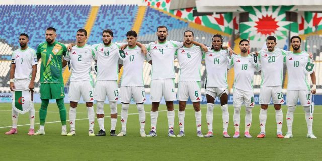 أرقام بن دبكة مع الجزائر ضد البحرين