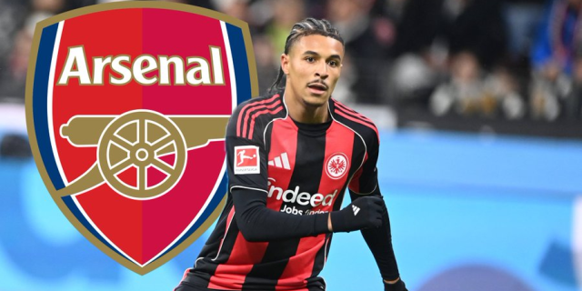 ارسنال يستهدف جناح فرانكفورت الشاب