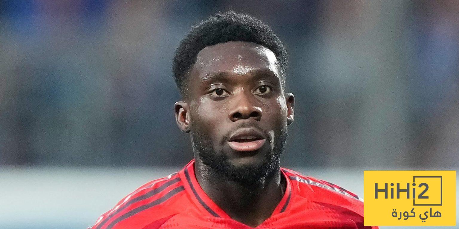 موعد عودة ألفونسو ديفيز لقائمة بايرن ميونخ