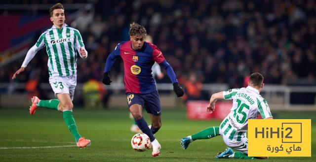 نتائج آخر خمس مباريات بين برشلونة وريال بيتيس