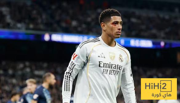 رد فعل ريال مدريد على ضربة بيلينغهام