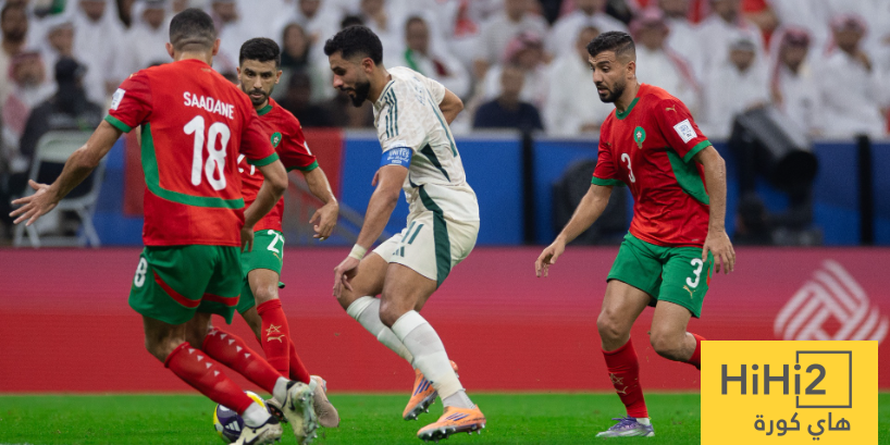 تبايُن في تقييمات لاعبي الأخضر مع نهاية الشوط الأول