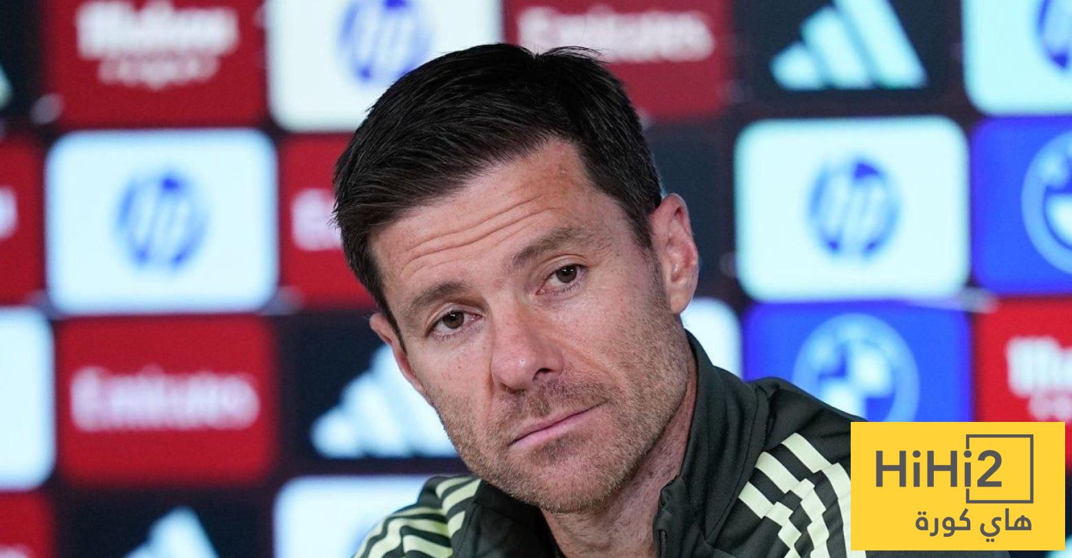 حديث تشابي الونسو عن مواجهة مانشستر سيتي