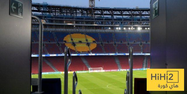 صور.. ملعب برشلونة في أتم الجاهزية للقاء فرانكفورت