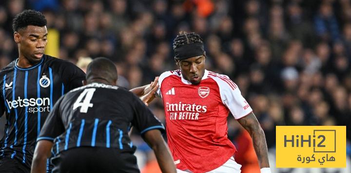 أرسنال يفوز على كلوب بروج خارج أرضه في دوري أبطال أوروبا