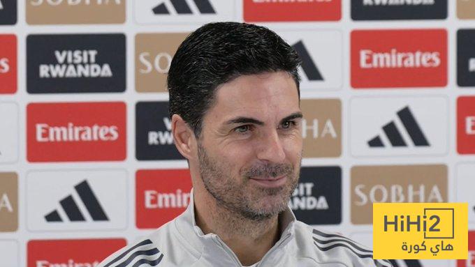 أرتيتا يرد على توقعات الذكاء الاصطناعي