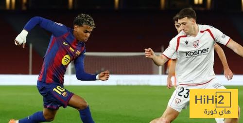 التعادل السلبي يحسم الشوط الاول من مباراة برشلونة ضد اوساسونا