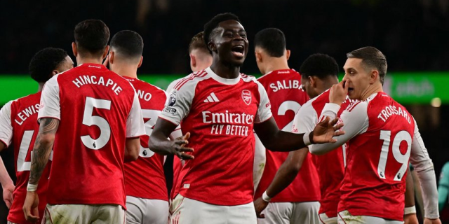 ترتيب الدوري الانجليزي بعد فوز ارسنال على وولفرهامبتون