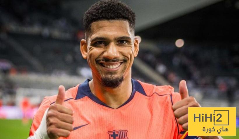 برشلونة يتعامل بحذر مع وضع رونالد أراوخو