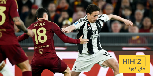 إحصائيات نصف ساعة من مباراة يوفنتوس وروما