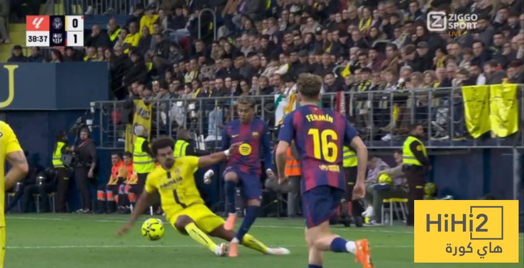 لهذا السبب لاعب فياريال استحق الطرد أمام برشلونة !