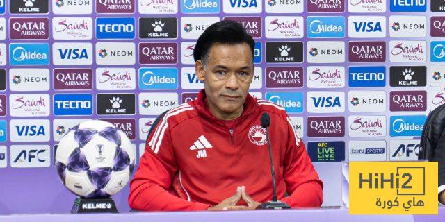 مدرب الشارقة يشيد بلاعبيه بعد السقوط أمام الهلال